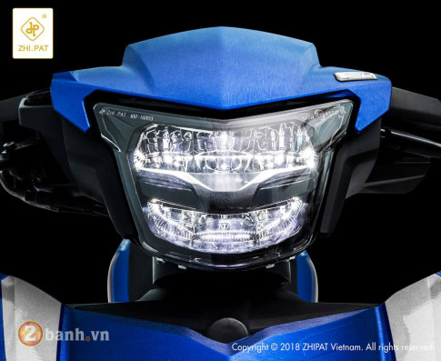 Đèn pha LED 2 tầng Yamaha Exciter 150 – Sporty 2019 mới