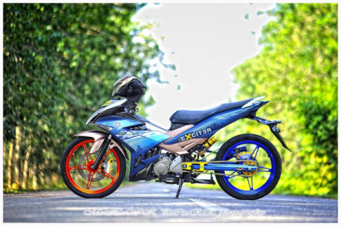 Exciter 150 độ 2 cặp mâm CNC của biker đến từ Malaysia
