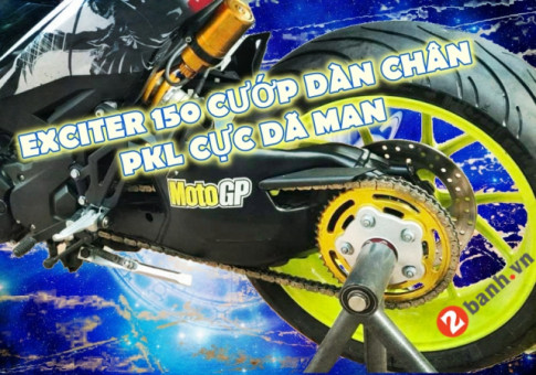 Exciter 150 độ dàn chân cướp từ Ducati 848,GSX 1000, Z1000