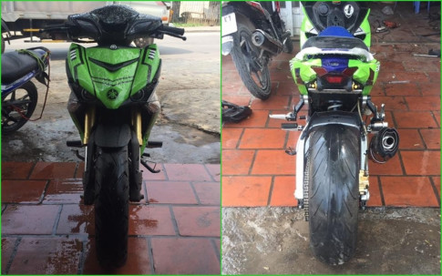 Exciter 150 độ đẹp cực chất với dàn chân PKL của biker Việt