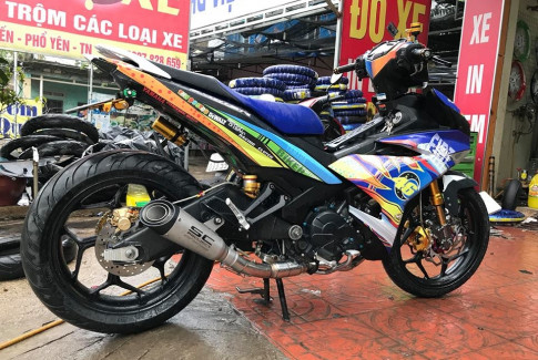 Exciter 150 độ hầm hố với bộ gắp Yamaha R6 của biker Thái Nguyên
