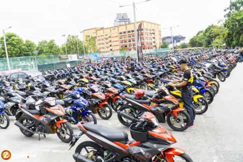 Hơn 5000 biker tham gia ngày hội Mega Gathering Y15ZR Malaysia tại MITC Melaka