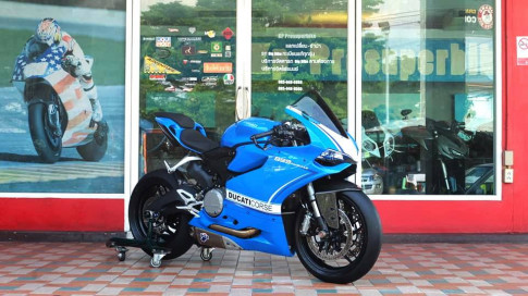 Ducati 899 Panigale thoát xác ngoạn mục cùng Version Blue Pestronas