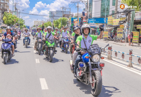 Gần 100 ‘xế nổ’ chạy Roadshow tại Sài Gòn mừng Team Exciter Kiến Vàng tròn II tuổi
