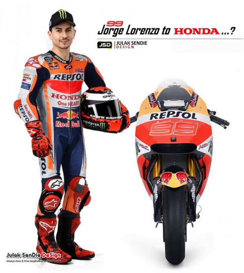 Lorenzo chính thức về đội đua Honda Repsol Racing Team vào MotoGP 2019