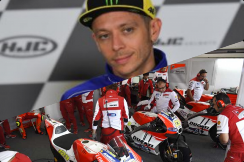 Rossi nhận xét Đội đua của Ducati Racing Team như đội đua F1