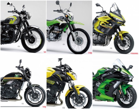 Danh sách 6 mẫu Kawasaki 2019 chính thức được phát hành sau 2 tuần nữa