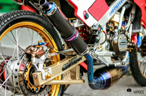 Kawasaki Kips 150 độ khó thở với heo Brembo Moto3 siêu đắt giá