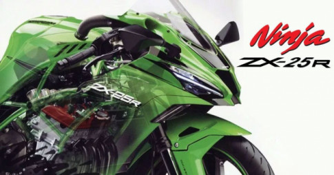 Kawasaki Ninja ZX-25R động cơ 4 xy-lanh, 250cc được tiết lộ giá bán tại Thái Lan