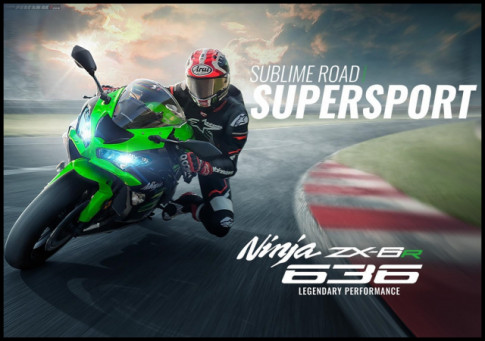 Kawasaki Ninja ZX-6R 2019 được công bố với giá dưới 459 triệu VND