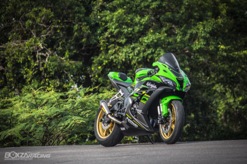 Kawasaki ZX-10R độ: khổng lồ xanh đến từ xứ sở Chùa Vàng