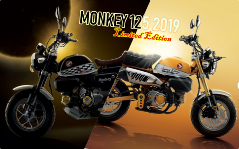 Monkey 125 2019 với bộ 3 phiên bản đặc biệt giới hạn đầy thú vị