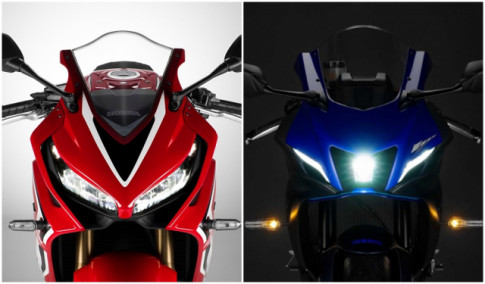 Honda CBR650R và Yamaha R7 trên bàn cân thông số