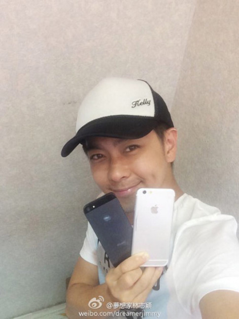 HOT: iPhone 6 trên tay ngôi sao Lâm Chí Dĩnh