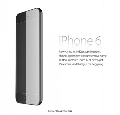 iPhone 6 concept cực đẹp với màn hình bằng đá sapphire