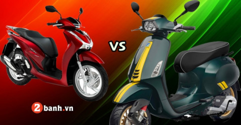 Vespa Sprint 150 và SH150: Liệu vua tay ga có chiến thắng được đối thủ?