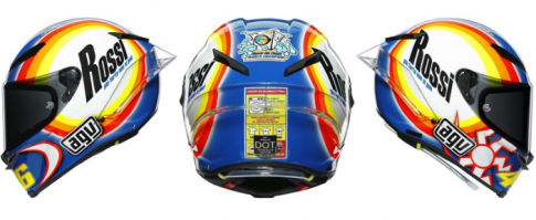 AGV Pista GP RR 2020 ra mắt lấy ý tưởng từ mẫu Winter Test 2005 của Rossi