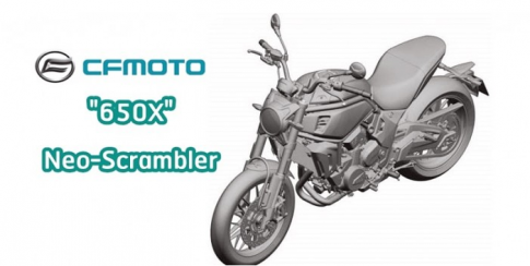 CF Moto 650X lộ diện bảng thiết kế mới đánh mạnh vào thị trường Neo Scrambler tầm trung