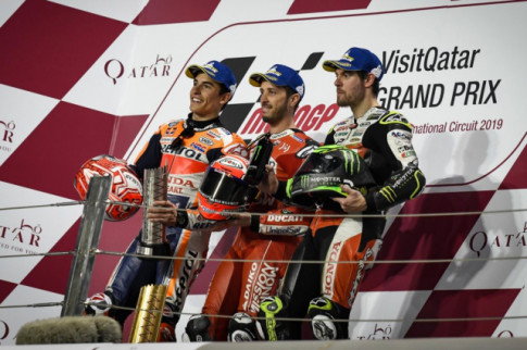 [MotoGP 2019] Kịch bản năm ngoái tái hiện - Andrea Dovizoso lại đánh bại Marc Marquez ở GP QATAR