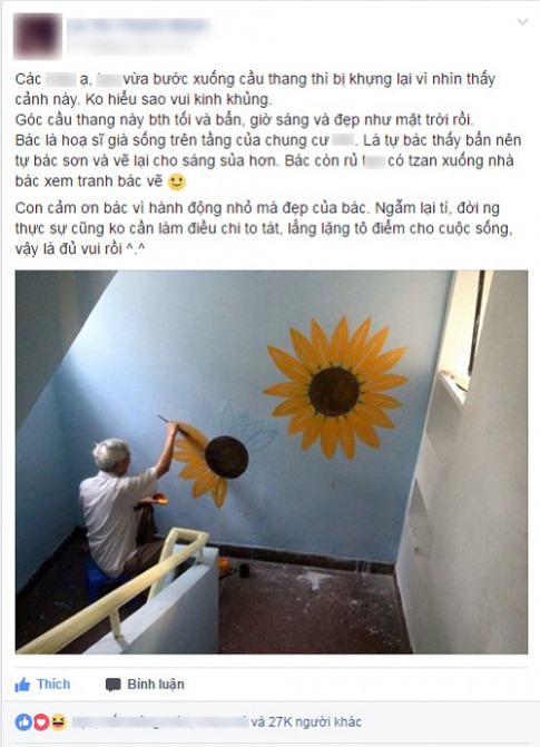 Ngắm bức tranh tường của “cụ Bơ-men” Việt Nam được chia sẻ nhiều nhất MXH tuần qua