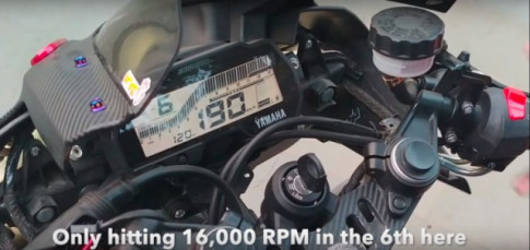 [Video] Yamaha R15 V3.0 được nâng cấp đạt 16.000 vòng / phút
