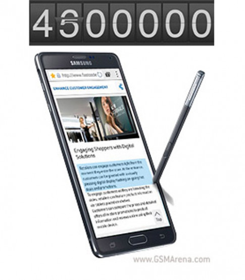 Galaxy Note 4 cán mốc 4,5 triệu máy