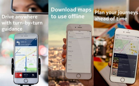 HERE Maps dẫn đường bằng tiếng Việt cho iPhone