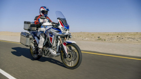 Honda Africa Twin tiếp tục lộ diện thiết kế Radar hành trình