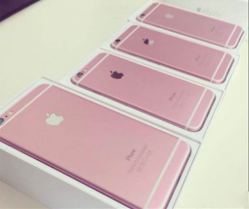 iPhone 6s màu vàng hồng tiếp tục lộ diện