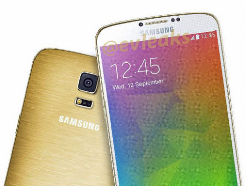 Samsung Galaxy F phiên bản màu vàng cáu cạnh
