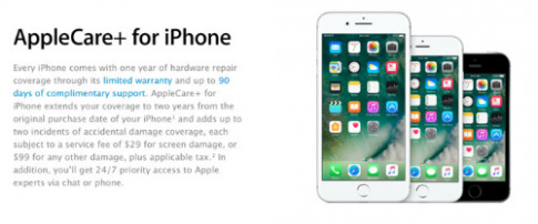 Apple tăng thời hạn bảo hành iPhone thêm 1 năm