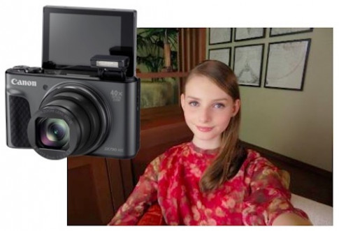 Canon ra mắt máy ảnh chuyên selfie, zoom quang 40x