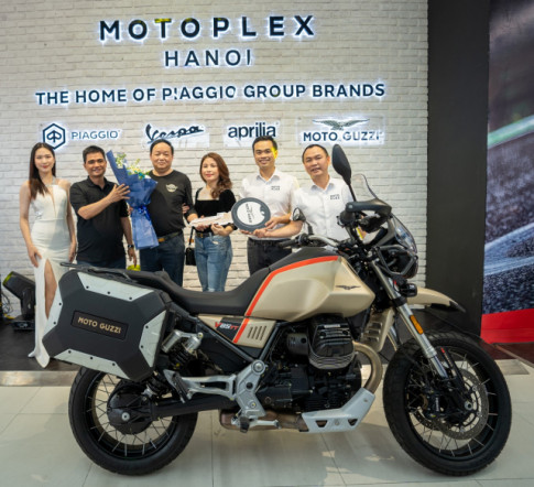 Piaggio Việt Nam tiếp tục khai trương showroom Motoplex ở Hà Nội