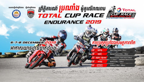 TOTAL CUP RACE ENDURANCE 2019 chính thức diễn ra tại Cambodia từ ngày 7/12