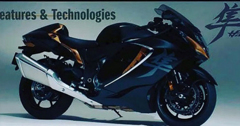 Hình ảnh Suzuki Hayabusa 2021 lộ diện trên Instagram