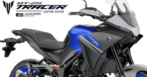 Lộ diện hình ảnh Render Yamaha MT-25 Tracer và MT-03 Tracer