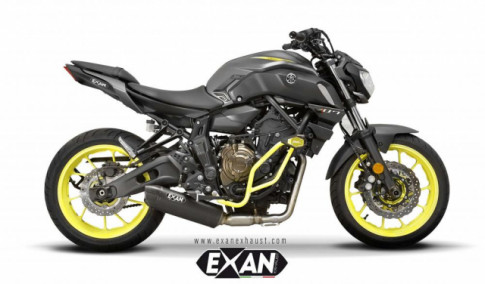 Ra mắt ống xả Exan mới dành cho Yamaha MT-07