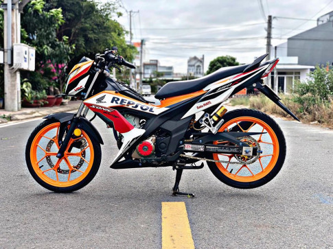 Sonic 150 phiên bản Repsol ‘dao kéo’ với ngoại hình đẹp hút hồn