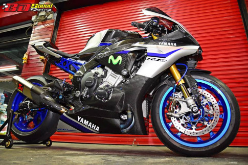 Yamaha R1M đầy sức hấp dẫn với body Carbon fiber