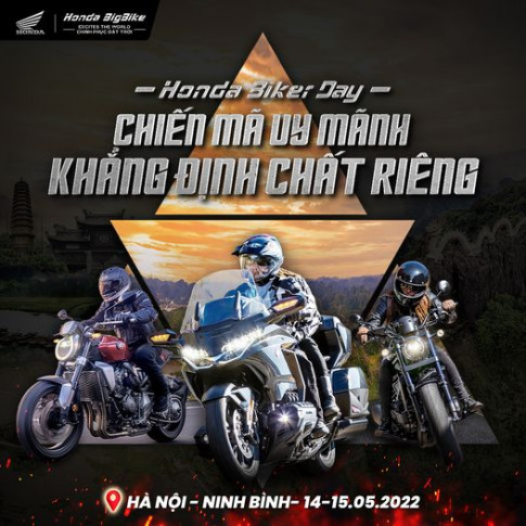 Honda Biker Day 2022 - Đại náo Ninh Bình với sự quy tụ của hàng trăm xe mô tô Honda