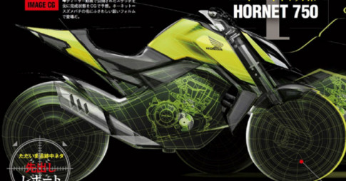 Honda Hornet 750 sắp ra mắt sẽ sử dụng động cơ mới chưa từng có trước đây?