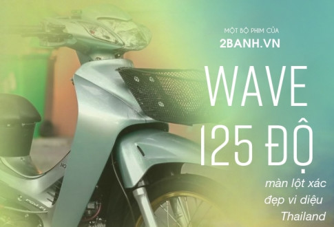 Wave 125 độ: biến thể đẹp vi diệu gây bất ngờ người xem ở dàn chân