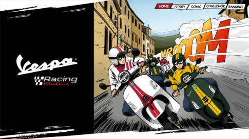 Vespa Racing Sixty vừa ra mắt có thiết kế thể thao cổ điển thập niên 60