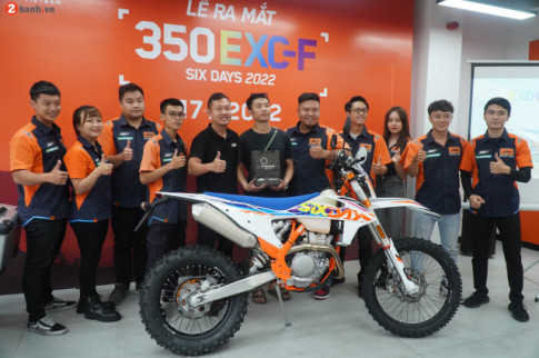 KTM 350 EXC-F SIX DAYS được chốt ngay 5 xe khi vừa ra mắt tại Việt Nam