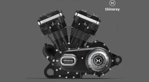 Lộ tin Thương hiệu Trung Quốc Shineray nhái động cơ Harley-Davidson Evolution V-Twin