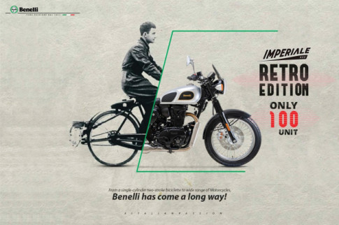 Benelli Imperiale 400 Retro Edition ra mắt, làm rung chuyển làng xe cổ điển