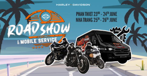 Harley-Davidson mang 4 mẫu xe mới vừa ra mắt đến Phan Thiết – Nha Trang để mọi người lái thử