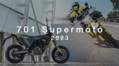 Husqvarna 701 Enduro 2023 và 701 Supermoto 2023 trở lại với đồ họa mới