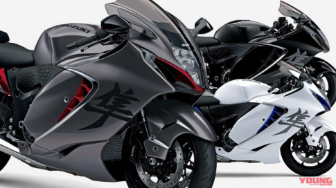 Suzuki Hayabusa 2022 được làm mới với bộ sưu tập 18 màu khủng