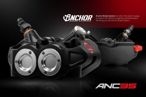 Anchor Brake tung ra mẫu heo dầu 4 pis mới cực đẹp